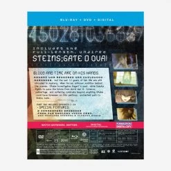 FUNIMATION/CRUNCHYROLL Steins;Gate 0 Part 2 Blu-ray/DVD 5 FUNIMATION/CRUNCHYROLL Steins;Gate 0 Part 2 Blu-ray/DVD -Outlet Blu-ray Store 704400017971 anime steinsgate 0 part 2 blu ray back