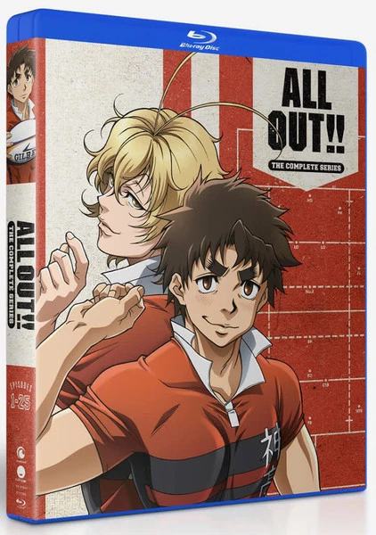 FUNIMATION/CRUNCHYROLL ALL OUT!! Complete Series Blu-ray 3 FUNIMATION/CRUNCHYROLL ALL OUT!! Complete Series Blu-ray