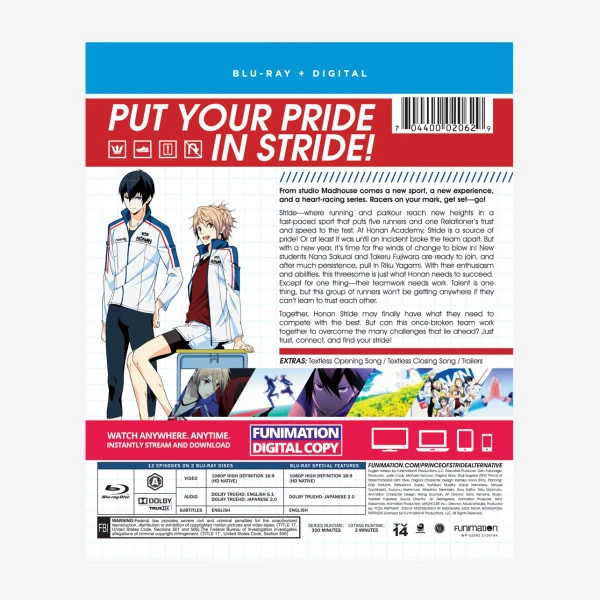 FUNIMATION/CRUNCHYROLL Prince Of Stride Alternative Essentials Blu-ray 4 FUNIMATION/CRUNCHYROLL Prince Of Stride Alternative Essentials Blu-ray - Image 2