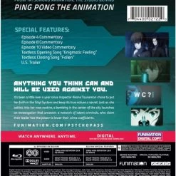 FUNIMATION/CRUNCHYROLL PSYCHO-PASS Season 2 Classics Blu-ray 5 FUNIMATION/CRUNCHYROLL PSYCHO-PASS Season 2 Classics Blu-ray -Outlet Blu-ray Store 704400021220 anime psycho pass season 2 classics blu ray back