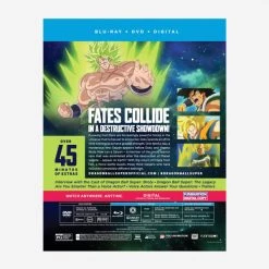 FUNIMATION/CRUNCHYROLL Dragon Ball Super Broly Blu-ray/DVD -Outlet Blu-ray Store 704400021299 anime Dragon ball super broly bluray dvd back