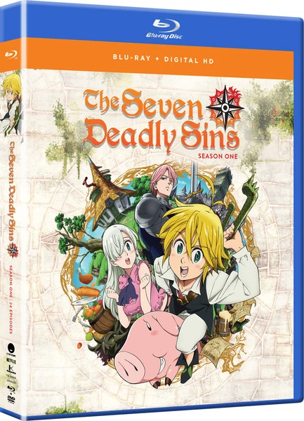 FUNIMATION/CRUNCHYROLL The Seven Deadly Sins Season 1 Complete Collection Blu-ray 3 FUNIMATION/CRUNCHYROLL The Seven Deadly Sins Season 1 Complete Collection Blu-ray