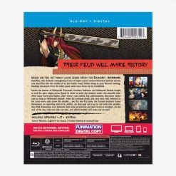FUNIMATION/CRUNCHYROLL Samurai Warriors Essentials Blu-ray -Outlet Blu-ray Store 704400026157 anime samurai warriors essentials blu ray back