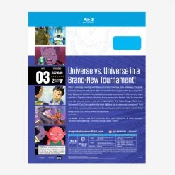 FUNIMATION/CRUNCHYROLL Dragon Ball Super Part 3 Blu-ray -Outlet Blu-ray Store 704400037993 anime dragon ball super part three blu ray back