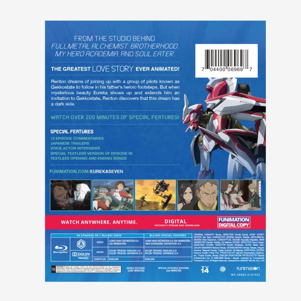 FUNIMATION/CRUNCHYROLL Eureka Seven Complete Series Essentials Blu-ray 4 FUNIMATION/CRUNCHYROLL Eureka Seven Complete Series Essentials Blu-ray - Image 2