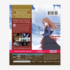 FUNIMATION/CRUNCHYROLL Spice And Wolf Complete Series Classics Blu-ray -Outlet Blu-ray Store 704400073595 anime spice and wolf classics blu ray back