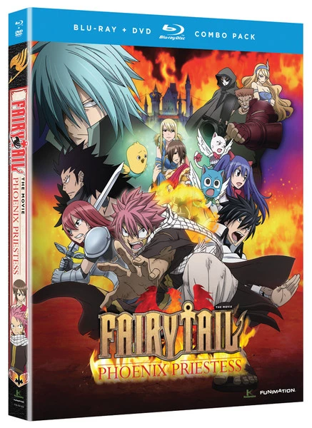 FUNIMATION/CRUNCHYROLL Fairy Tail The Movie Phoenix Priestess Blu-ray/DVD 3 FUNIMATION/CRUNCHYROLL Fairy Tail The Movie Phoenix Priestess Blu-ray/DVD