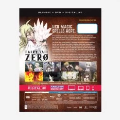 FUNIMATION/CRUNCHYROLL Fairy Tail Zero Part 22.5 Blu-ray/DVD -Outlet Blu-ray Store 704400097362 anime fairy tail zero s8 back