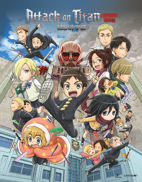 FUNIMATION/CRUNCHYROLL Attack On Titan Junior High Limited Edition Blu-ray/DVD 3 FUNIMATION/CRUNCHYROLL Attack On Titan Junior High Limited Edition Blu-ray/DVD