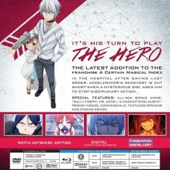 FUNIMATION/CRUNCHYROLL A Certain Scientific Accelerator Blu-ray/DVD -Outlet Blu-ray Store 704400101946 anime a certain scientific accelerator complete series blu ray dvd back