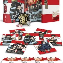 FUNIMATION/CRUNCHYROLL Fire Force Season 1 Part 2 Limited Edition Blu-ray/DVD -Outlet Blu-ray Store 704400101977 anime fire force season 1 part 2 limited edition blu ray dvd alta