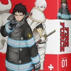 FUNIMATION/CRUNCHYROLL Fire Force Season 1 Part 2 Limited Edition Blu-ray/DVD -Outlet Blu-ray Store 704400101977 anime fire force season 1 part 2 limited edition blu ray dvd back