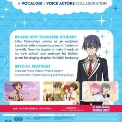 FUNIMATION/CRUNCHYROLL Actors Songs Connection Blu-ray -Outlet Blu-ray Store 704400102684 anime actors songs connection blu ray back