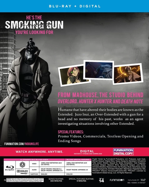 FUNIMATION/CRUNCHYROLL No Guns Life Season 1 Blu-Ray 4 FUNIMATION/CRUNCHYROLL No Guns Life Season 1 Blu-Ray - Image 2