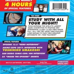 FUNIMATION/CRUNCHYROLL My Hero Academia Season 2 Complete Collection Blu-ray -Outlet Blu-ray Store 704400103209 anime my hero academia season 2 blu ray back