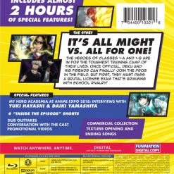 FUNIMATION/CRUNCHYROLL My Hero Academia Season 3 Complete Collection Blu-ray -Outlet Blu-ray Store 704400103216 anime my hero academia season 3 complete collection blu ray back