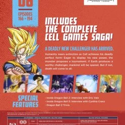 FUNIMATION/CRUNCHYROLL Dragon Ball Z Season 6 Steelbook Blu-ray -Outlet Blu-ray Store 704400103551 anime dragon ball z season 6 steelbook blu ray altc