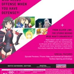 FUNIMATION/CRUNCHYROLL BOFURI I Don't Want To Get Hurt So I'll Max Out My Defense Season 1 Blu-ray -Outlet Blu-ray Store 704400103728 anime bofuri i dont want to get hurt so ill max out my defense season 1 blu ray back
