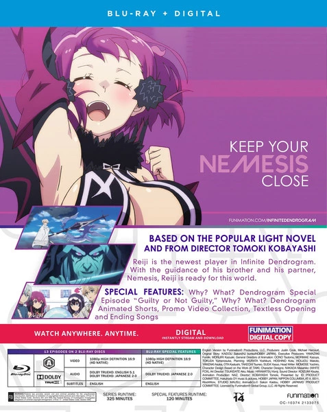 FUNIMATION/CRUNCHYROLL Infinite Dendrogram Blu-ray 4 FUNIMATION/CRUNCHYROLL Infinite Dendrogram Blu-ray - Image 2