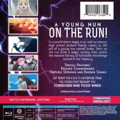 FUNIMATION/CRUNCHYROLL A Certain Magical Index Season 1 Essentials Blu-ray -Outlet Blu-ray Store 704400103896 anime a certain magical index season 1 essentials blu ray back