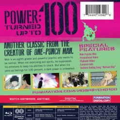 FUNIMATION/CRUNCHYROLL Mob Psycho 100 Classics Blu-ray 5 FUNIMATION/CRUNCHYROLL Mob Psycho 100 Classics Blu-ray -Outlet Blu-ray Store 704400103926 anime mob psycho 100 classics blu ray back