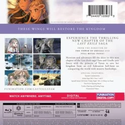 FUNIMATION/CRUNCHYROLL Last Exile Fam The Silver Wing Essentials Blu-ray -Outlet Blu-ray Store 704400103933 anime last exile fam the silver wing essentals blu ray back