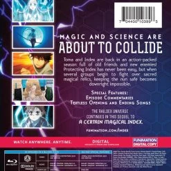 FUNIMATION/CRUNCHYROLL A Certain Magical Index Season 2 Essentials Blu-ray -Outlet Blu-ray Store 704400103995 anime a certain magical index season 2 essentials blu ray back