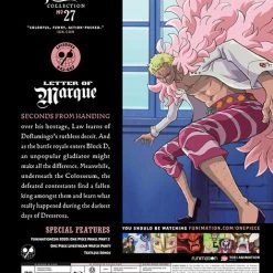 FUNIMATION/CRUNCHYROLL One Piece Collection 27 Blu-ray/DVD 5 FUNIMATION/CRUNCHYROLL One Piece Collection 27 Blu-ray/DVD -Outlet Blu-ray Store 704400104688 anime one piece collection 27 blu ray dvd back