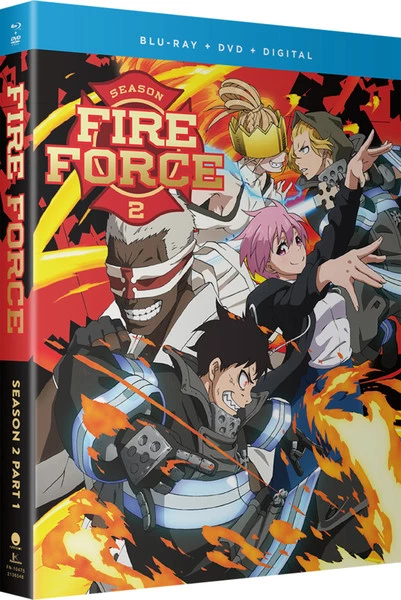 FUNIMATION/CRUNCHYROLL Fire Force Season 2 Part 1 Blu-ray/DVD 3 FUNIMATION/CRUNCHYROLL Fire Force Season 2 Part 1 Blu-ray/DVD