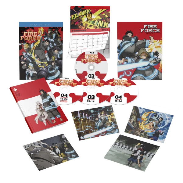 FUNIMATION/CRUNCHYROLL Fire Force Season 2 Part 2 Limited Edition Blu-ray/DVD 4 FUNIMATION/CRUNCHYROLL Fire Force Season 2 Part 2 Limited Edition Blu-ray/DVD - Image 2