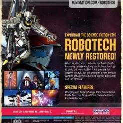 FUNIMATION/CRUNCHYROLL Robotech Part 1 The Macross Saga Blu-ray -Outlet Blu-ray Store 704400104848 anime robotech part 1 the macross saga blu ray back