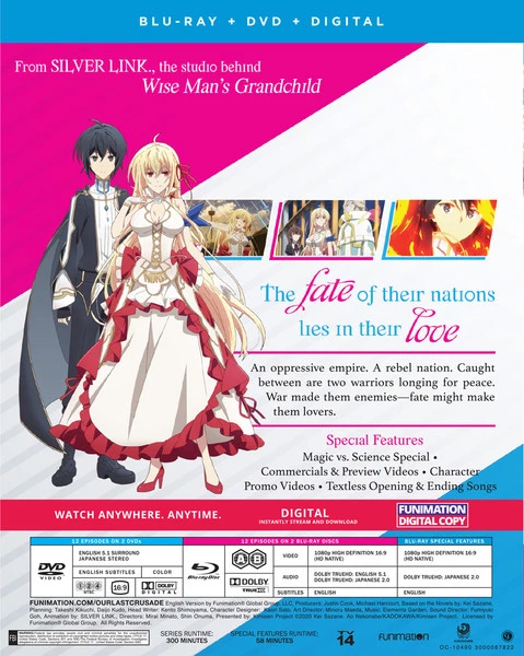 FUNIMATION/CRUNCHYROLL Our Last Crusade Or The Rise Of A New World Blu-ray/DVD 5 FUNIMATION/CRUNCHYROLL Our Last Crusade Or The Rise Of A New World Blu-ray/DVD - Image 3