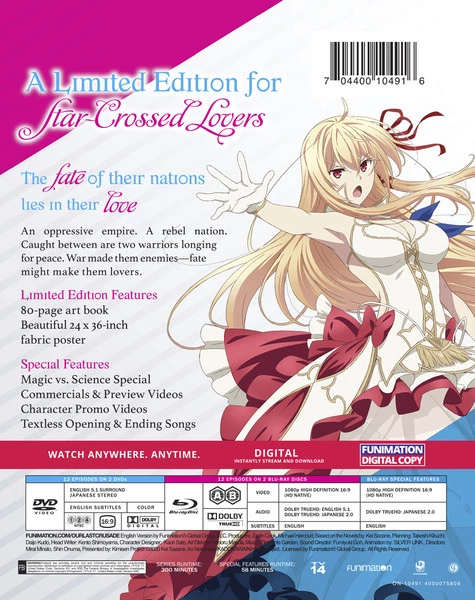 FUNIMATION/CRUNCHYROLL Our Last Crusade Or The Rise Of A New World Limited Edition Blu-ray/DVD 6 FUNIMATION/CRUNCHYROLL Our Last Crusade Or The Rise Of A New World Limited Edition Blu-ray/DVD - Image 4