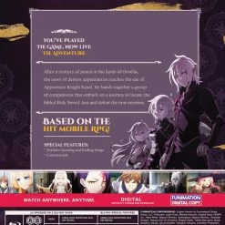 FUNIMATION/CRUNCHYROLL King's Raid Successors Of The Will Part 1 Blu-ray -Outlet Blu-ray Store 704400105135 anime kings raid successors of the will part 1 blu ray back