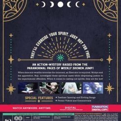 FUNIMATION/CRUNCHYROLL Muhyo & Roji's Bureau Of Supernatural Investigation Season 1 Blu-ray -Outlet Blu-ray Store 704400105234 anime muhyo and rojis bureau of supernatural investigation season 1 blu ray back