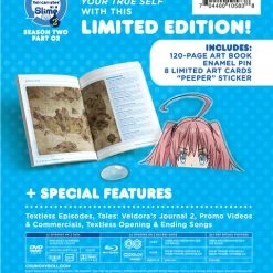 FUNIMATION/CRUNCHYROLL That Time I Got Reincarnated As A Slime Season 2 Part 2 Limited Edition Blu-Ray/DVD -Outlet Blu-ray Store 704400105838 anime that time i got reincarnated as a slime season 2 part 2 limited edition blu ray dvd back