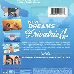 FUNIMATION/CRUNCHYROLL Free! Road To The World The Dream Movie Blu-ray -Outlet Blu-ray Store 704400105845 anime free road to the world the dream blu ray back