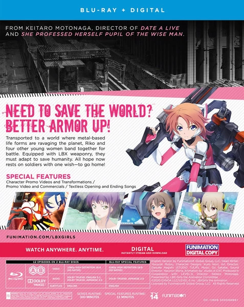 FUNIMATION/CRUNCHYROLL LBX Girls Blu-ray 4 FUNIMATION/CRUNCHYROLL LBX Girls Blu-ray - Image 2