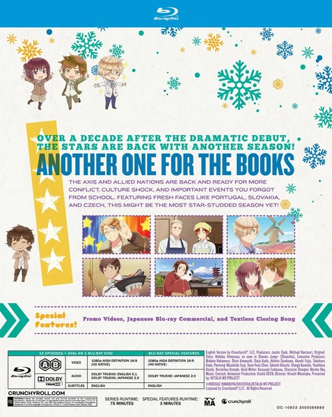 FUNIMATION/CRUNCHYROLL Hetalia World Stars Season 7 Blu-ray 5 FUNIMATION/CRUNCHYROLL Hetalia World Stars Season 7 Blu-ray - Image 3