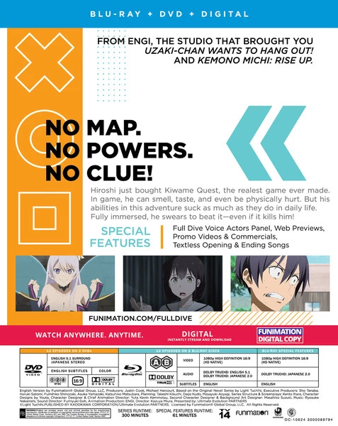 FUNIMATION/CRUNCHYROLL Full Dive This Ultimate Next-Gen Full Dive RPG Is Even Shittier Than Real Life! Blu-ray/DVD 5 FUNIMATION/CRUNCHYROLL Full Dive This Ultimate Next-Gen Full Dive RPG Is Even Shittier Than Real Life! Blu-ray/DVD - Image 3