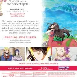 FUNIMATION/CRUNCHYROLL The Saint's Magic Power Is Omnipotent Blu-ray -Outlet Blu-ray Store 704400106279 anime the saints magic power is omnipotent blu ray back