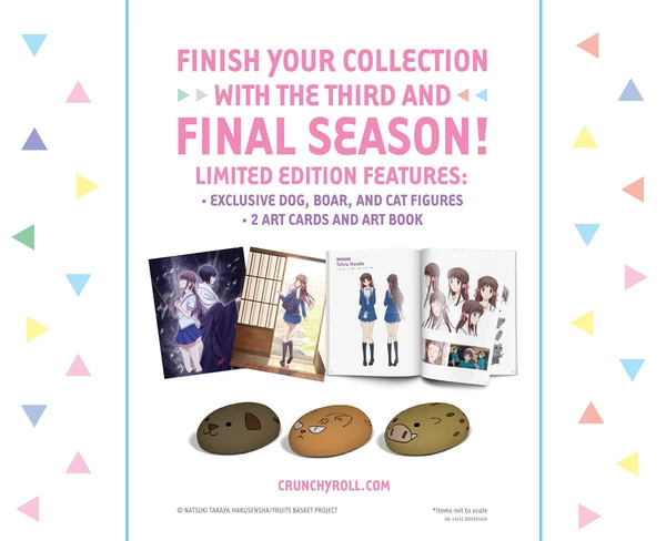 FUNIMATION/CRUNCHYROLL Fruits Basket Season 3 Limited Edition Blu-ray/DVD 4 FUNIMATION/CRUNCHYROLL Fruits Basket Season 3 Limited Edition Blu-ray/DVD - Image 2