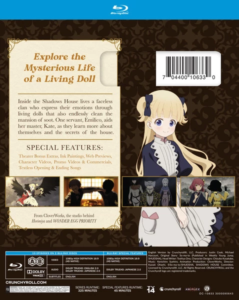 FUNIMATION/CRUNCHYROLL Shadows House Blu-ray 4 FUNIMATION/CRUNCHYROLL Shadows House Blu-ray - Image 2