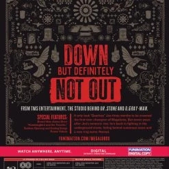 FUNIMATION/CRUNCHYROLL Megalobox 2 Nomad Blu-ray -Outlet Blu-ray Store 704400106392 anime megalobox 2 nomad blu ray back