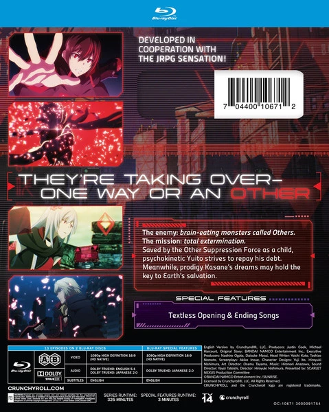 FUNIMATION/CRUNCHYROLL Scarlet Nexus Season 1 Part 1 Blu-ray 5 FUNIMATION/CRUNCHYROLL Scarlet Nexus Season 1 Part 1 Blu-ray - Image 3