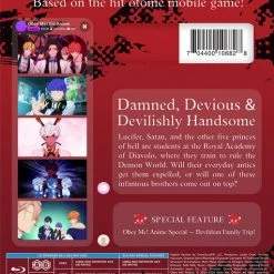 FUNIMATION/CRUNCHYROLL Obey Me! Season 1 Blu-ray -Outlet Blu-ray Store 704400106828 anime obey me season 1 blu ray back