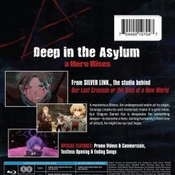FUNIMATION/CRUNCHYROLL Deep Insanity The Lost Child Blu-ray -Outlet Blu-ray Store 704400107047 anime deep insanity the lost child blu ray back
