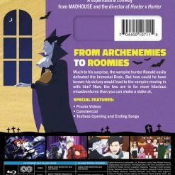 FUNIMATION/CRUNCHYROLL The Vampire Dies In No Time Season 1 Blu-ray -Outlet Blu-ray Store 704400107115 anime the vampire dies in no time season 1 blu ray back