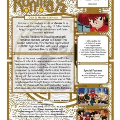 VIZ Ranma 1/2 OVA And Movie Collection Limited Edition Blu-ray -Outlet Blu-ray Store 782009244646 anime ranma 1 2 ova and movie collection limited edition blu ray back
