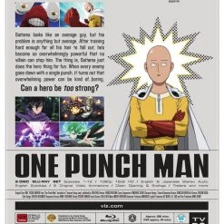 VIZ One-Punch Man Season 1 Blu-ray -Outlet Blu-ray Store 782009244653 anime one punch man blu ray back